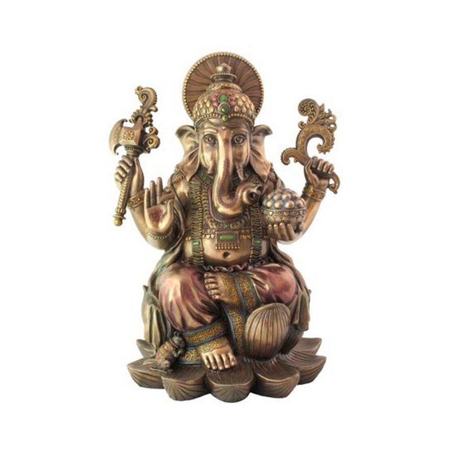 an idol of lord ganesha made of resin material