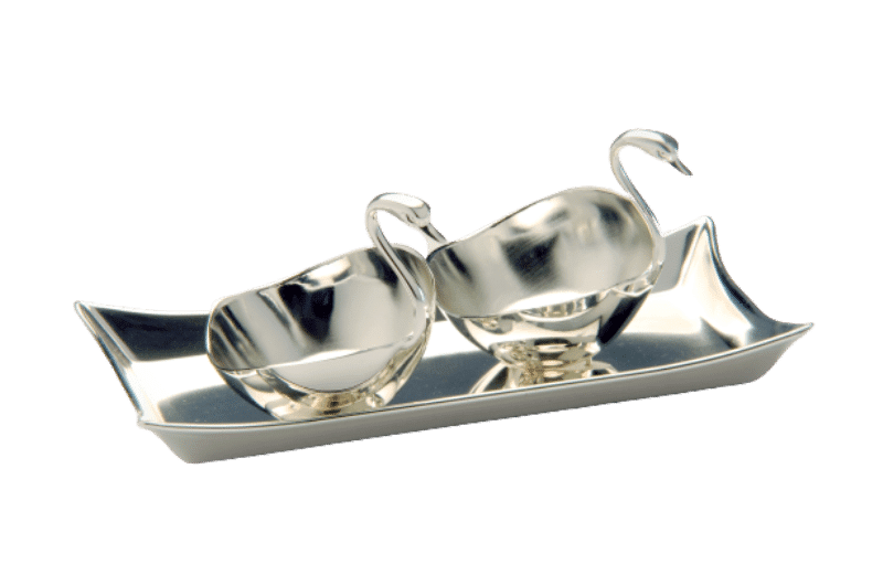 Duck Shaped Bowl Set With Tray Set
