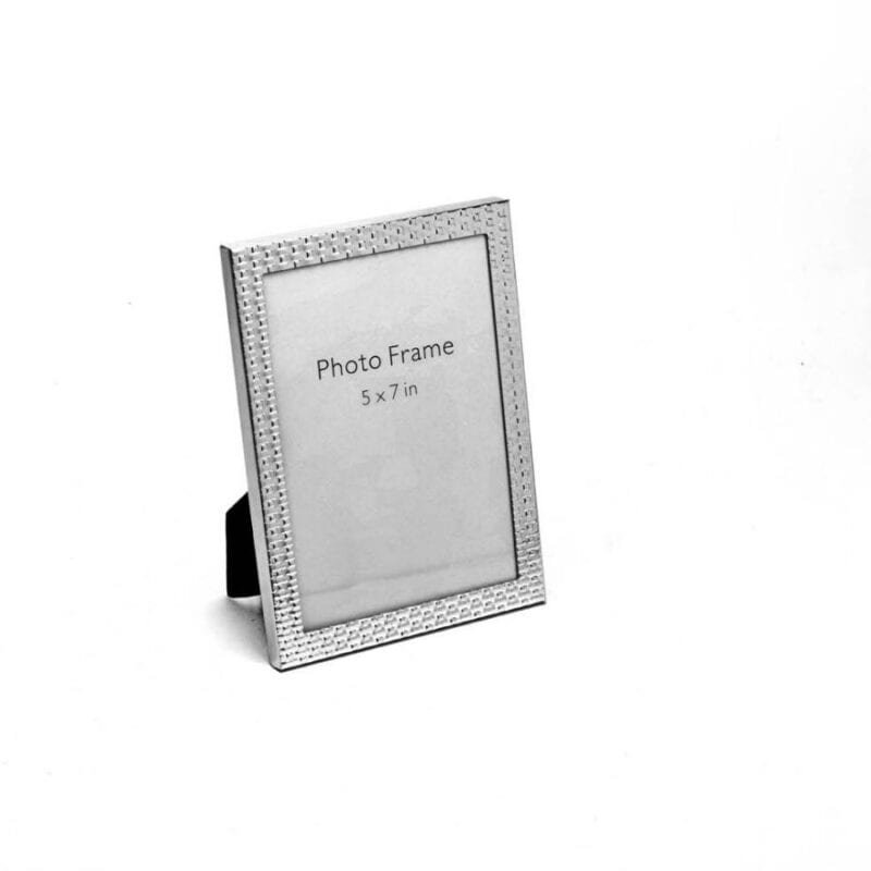 Knitted Silver photo frame
