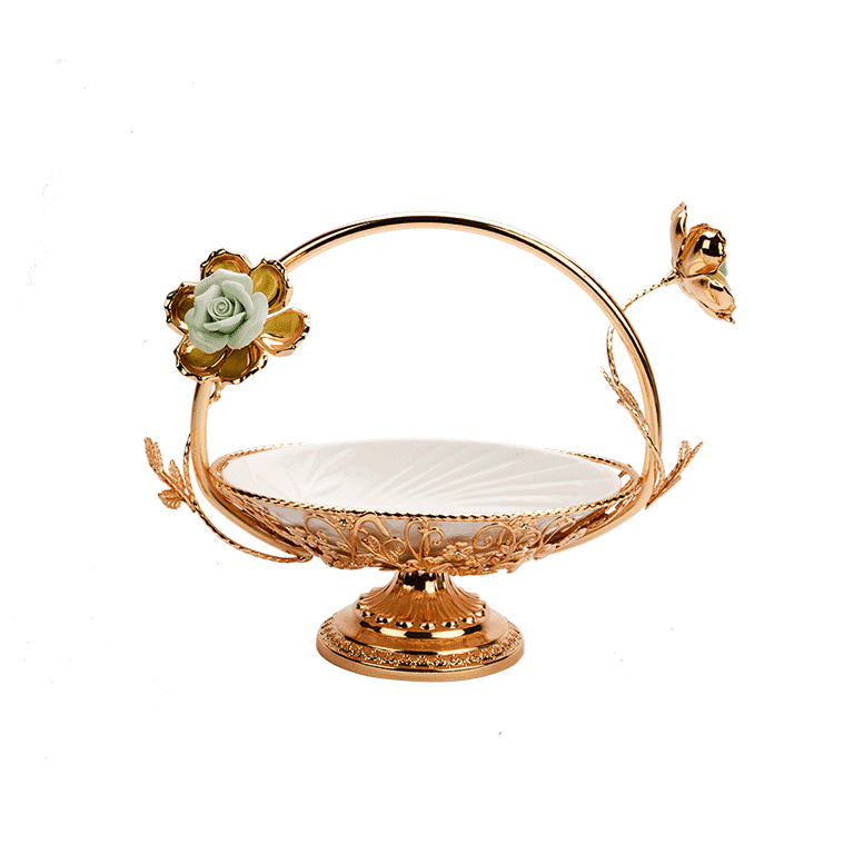 Oval Ceramic Basket