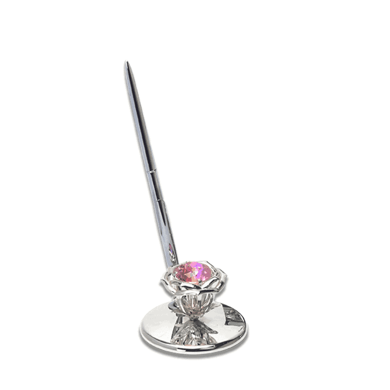 Pink Crystal Pen Stand