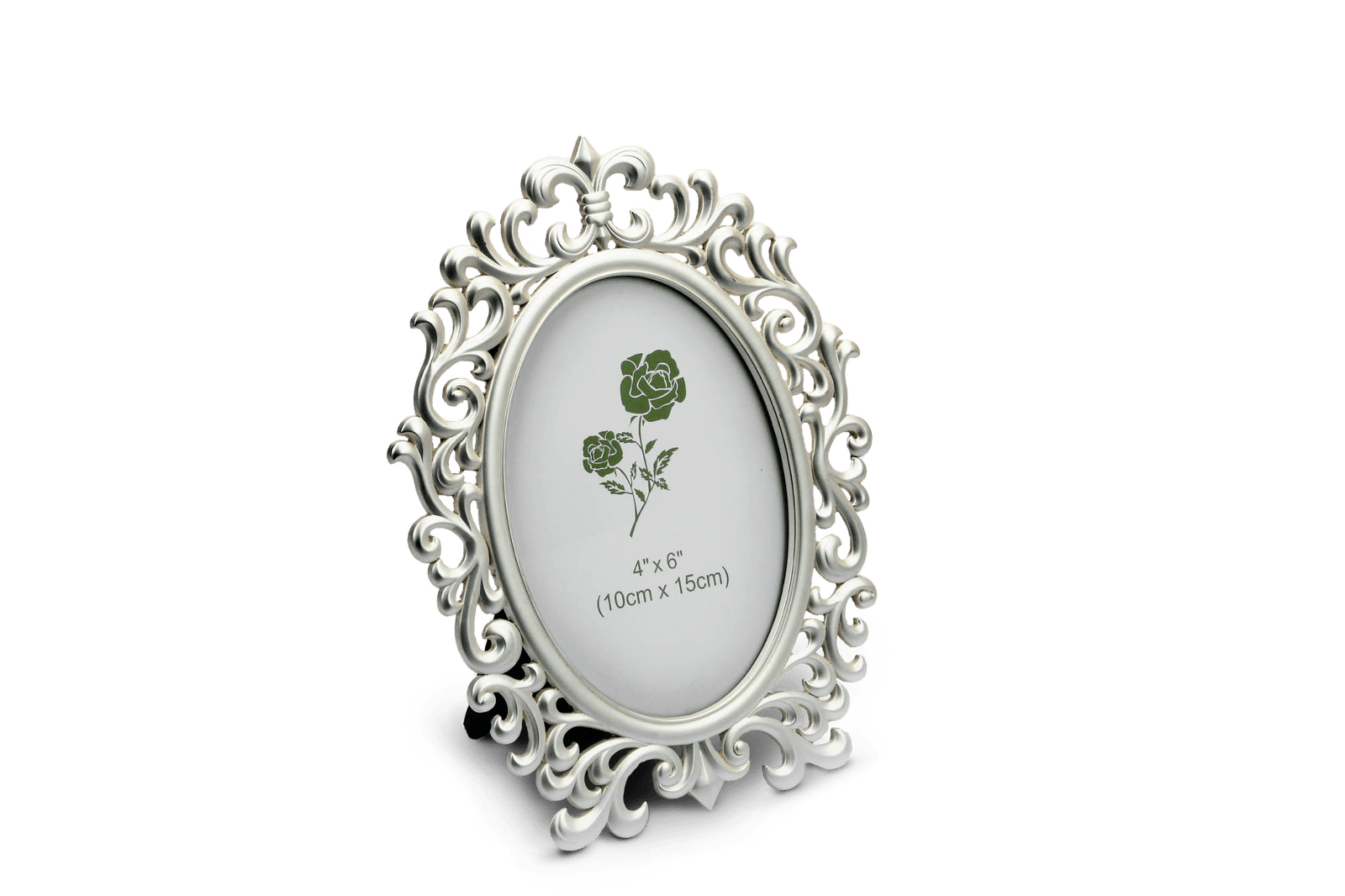 Acanthus Border Vintage Silver Photo Frame